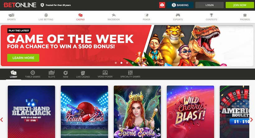 Online gambling